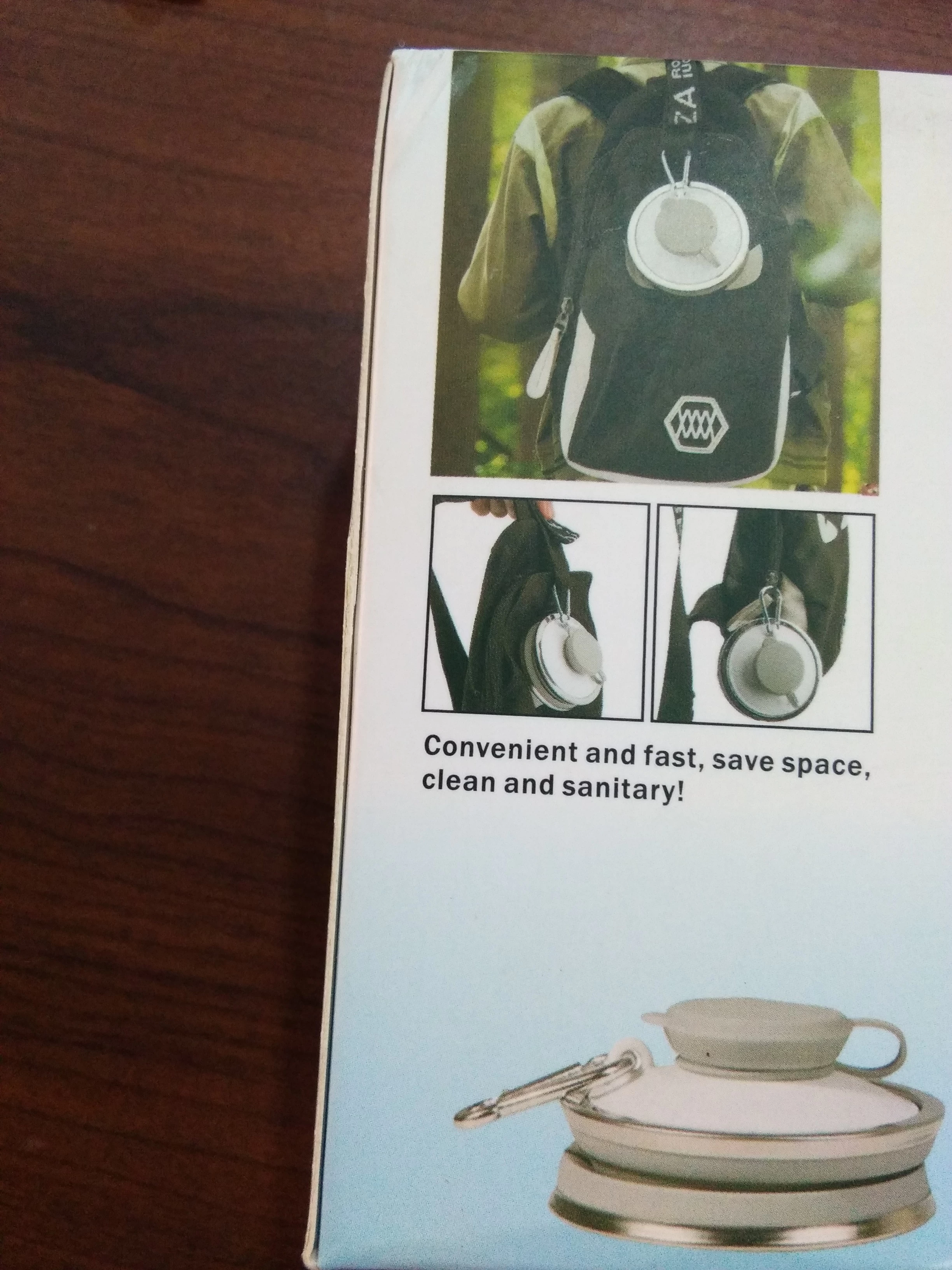 Generic Folding Travel Water Cup - image 2