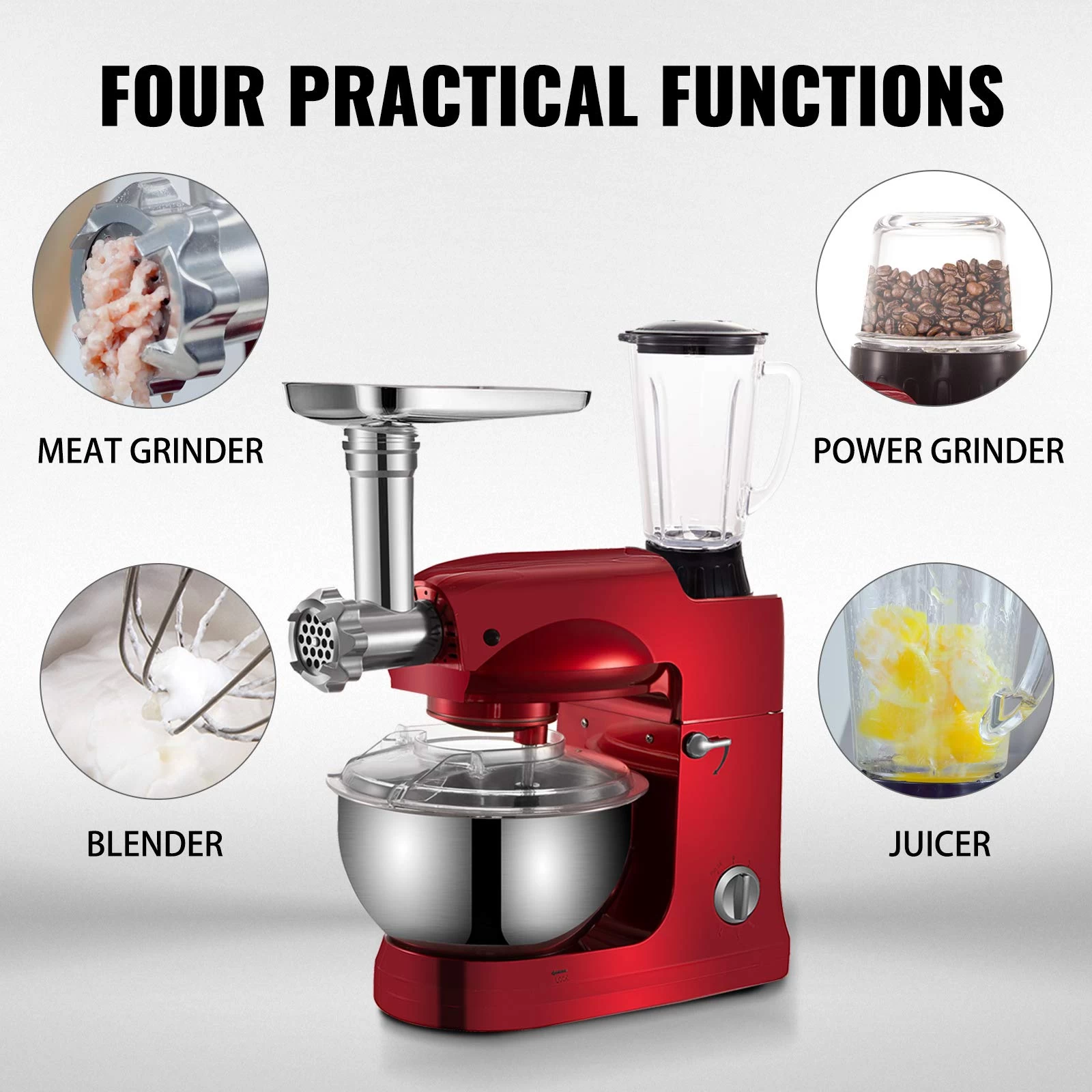 Frigidaire Stand Mixer With Blender & Meat Grinder - image 4