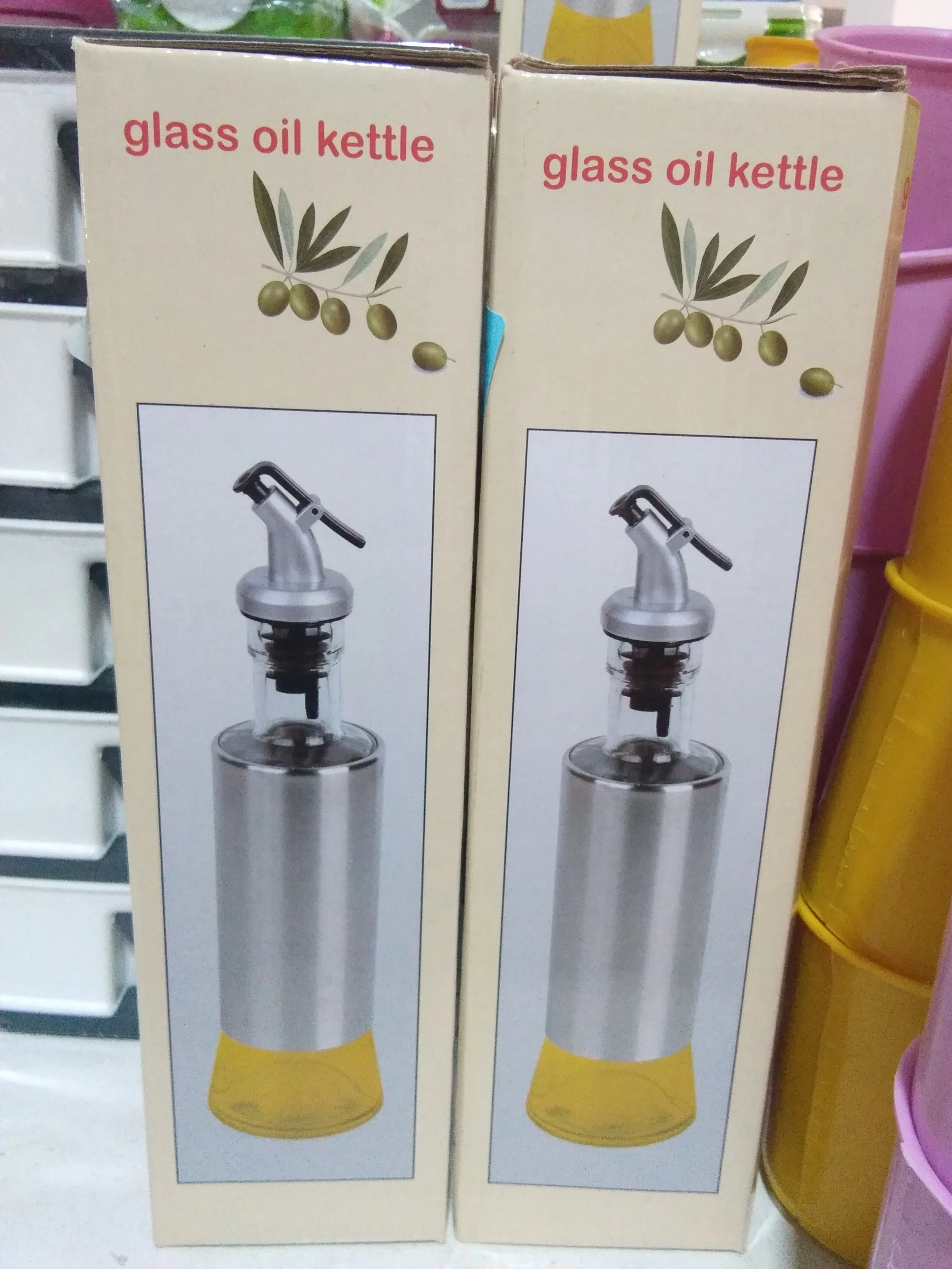 Generic Glass Oil Kettle 300ml