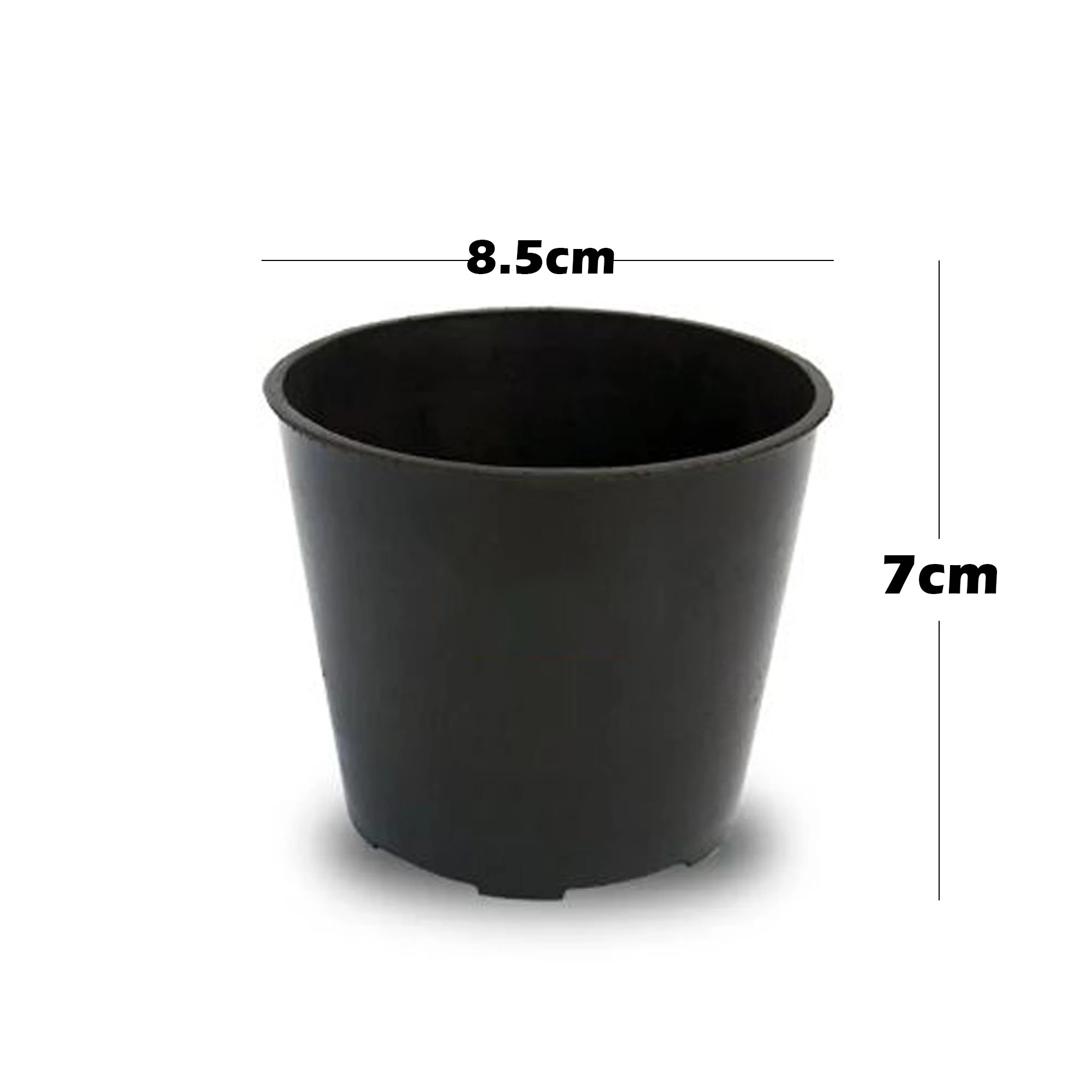Generic Flowerpot 8.5cm Black 10 PCS - image 2