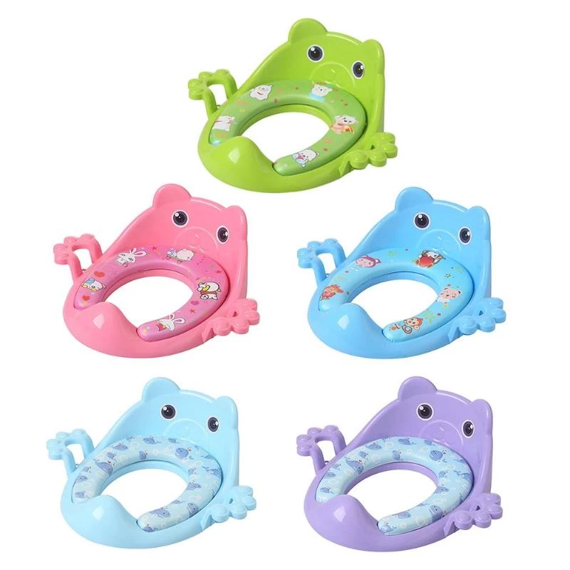 Kids Commode Seat Cover with Handle - image 7