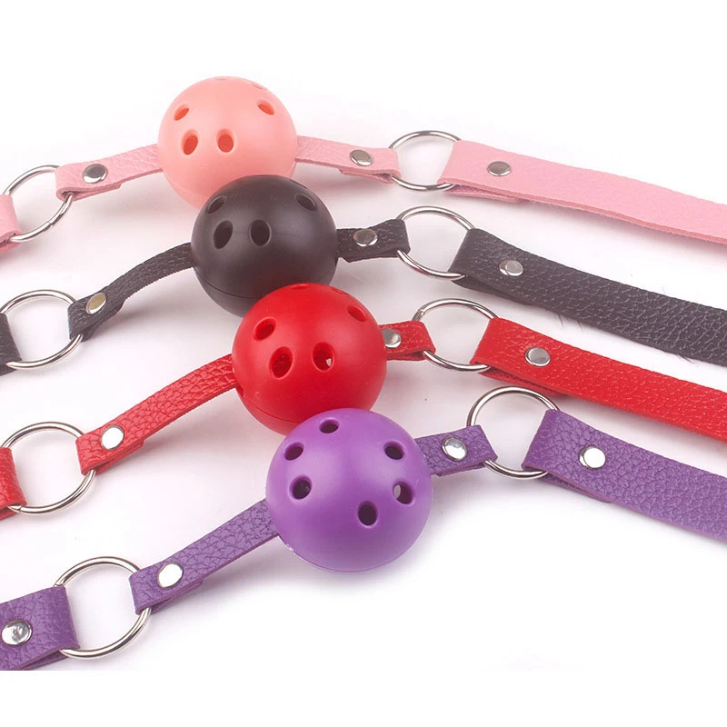 Generic Mouth Gag Adjustable Plastic Ball BDSM
