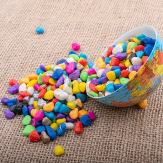 Generic 1kg Multi color Fish Tank Pebbles - image 3