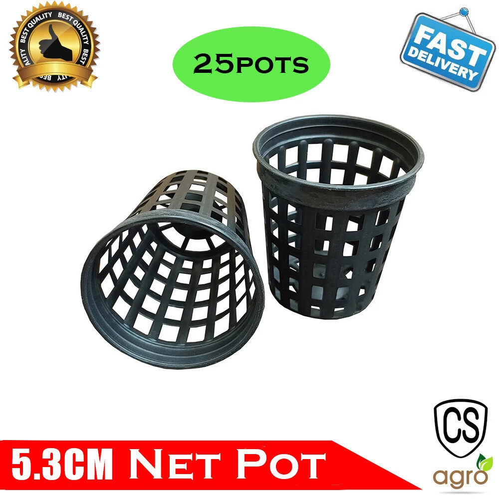Generic Flower Net Pot Orchid Hydroponic 25pots