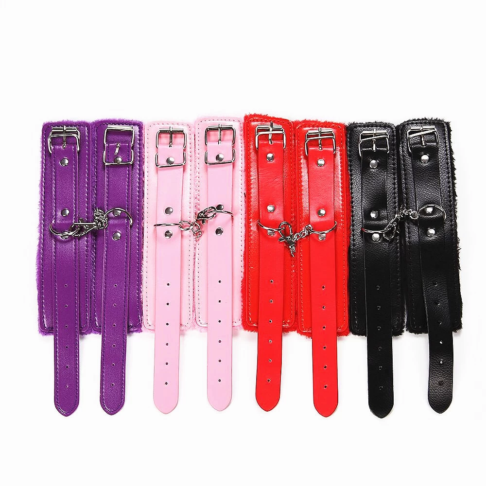 Generic Soft Handcuffs PU Leather for Couples Game - image 4