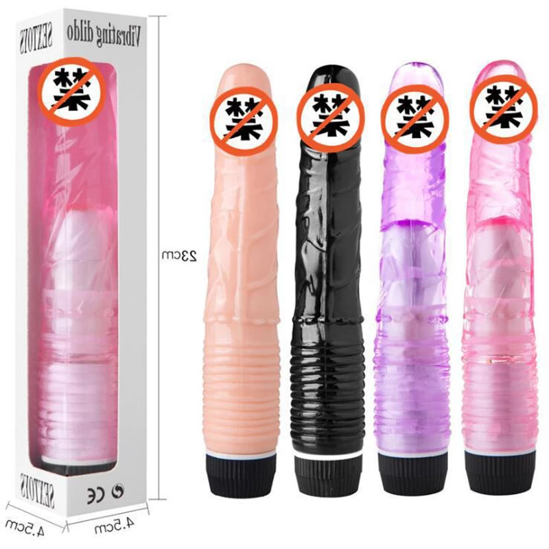 Generic Crystal Dildo Vibrator Multi Speed - image 1