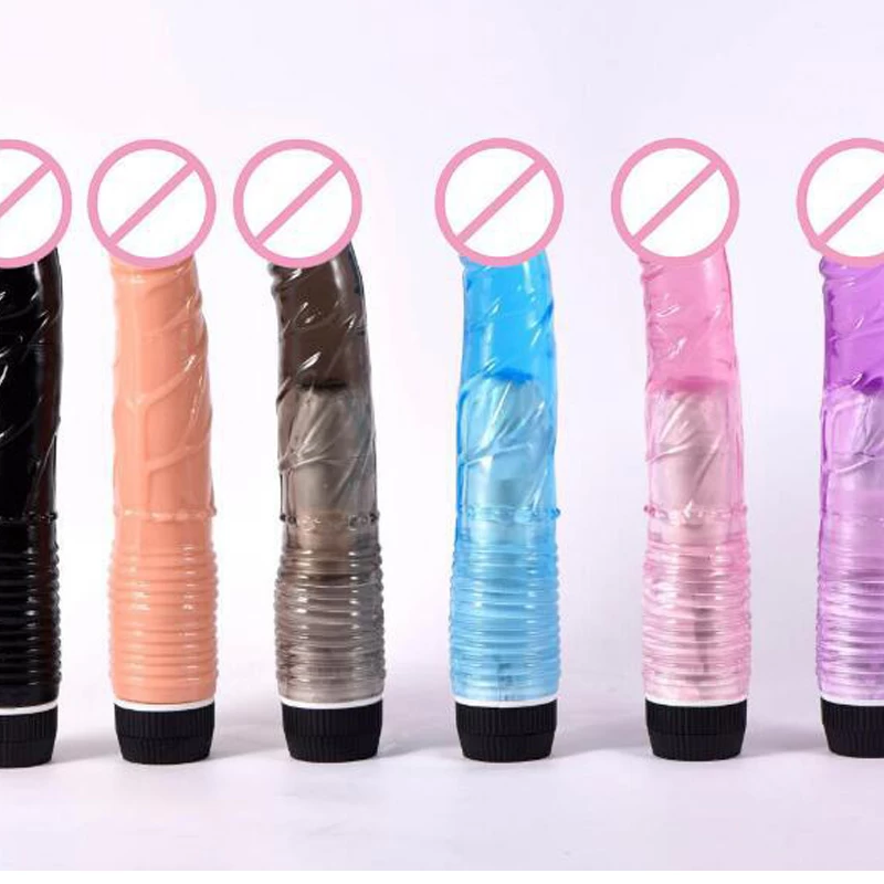 Generic Crystal Dildo Vibrator Multi Speed - image 2