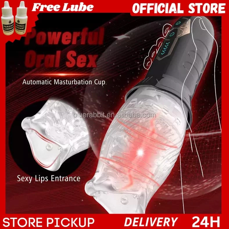 Penis Stimulator Rotating Vibrating Male