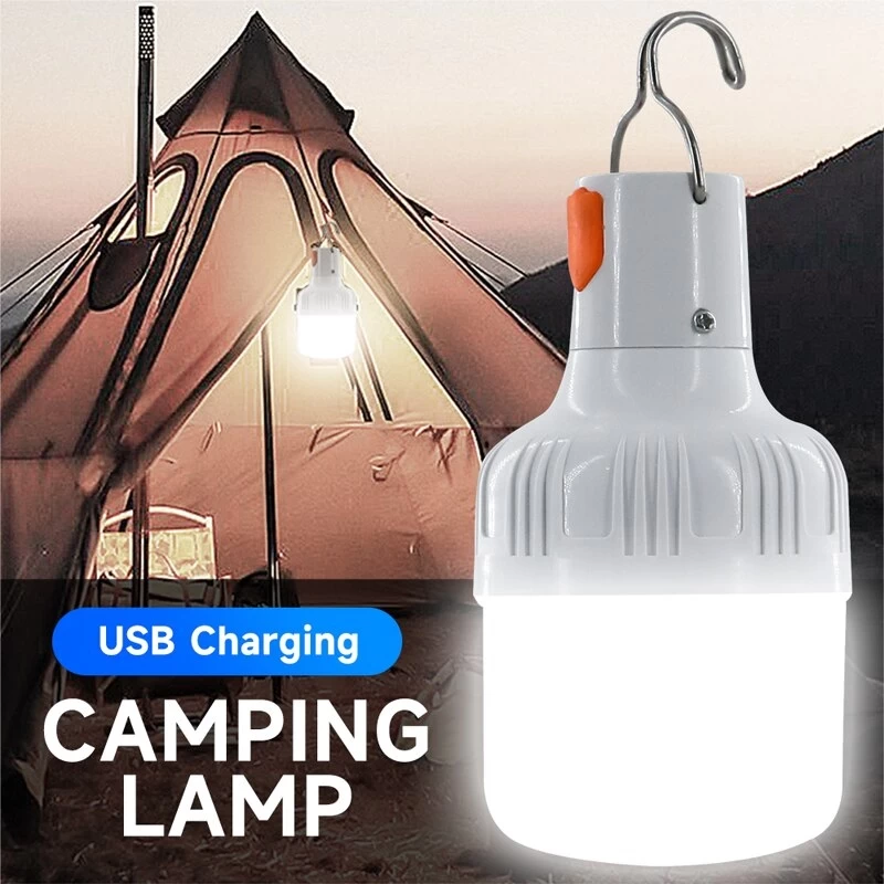 Rechargeable LED Camping Lantern - Outdoor USB 60W Bulb