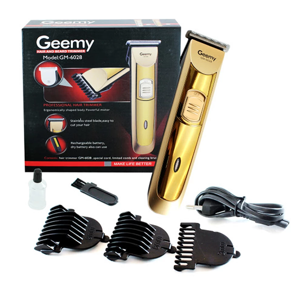 Geemy GM-6028 Rechargeable Hair and Beard Trimmer
