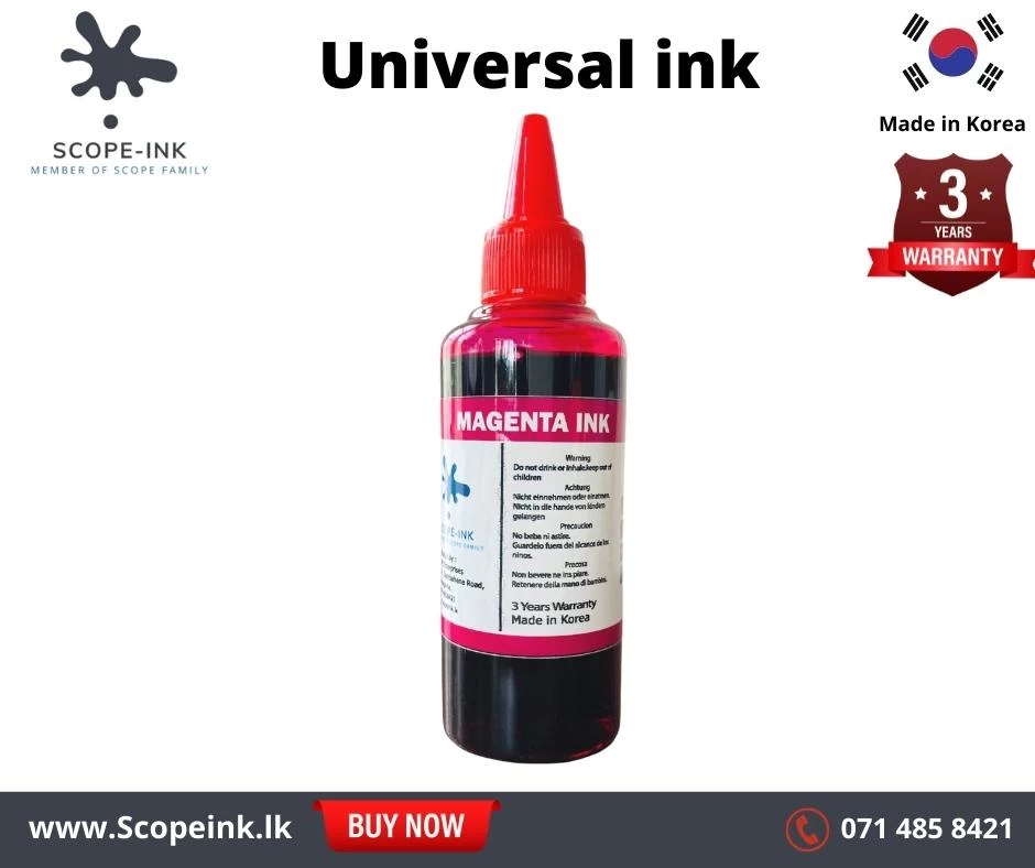 Scopeink Universal Refill ink - Made in Korea (BK/M/C/Y) - image 5