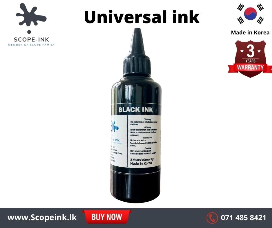 Scopeink Universal Refill Ink Black Ink