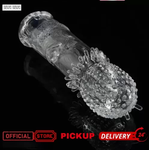 silicon reusable and penis extendable condom  E sex toy - image 1