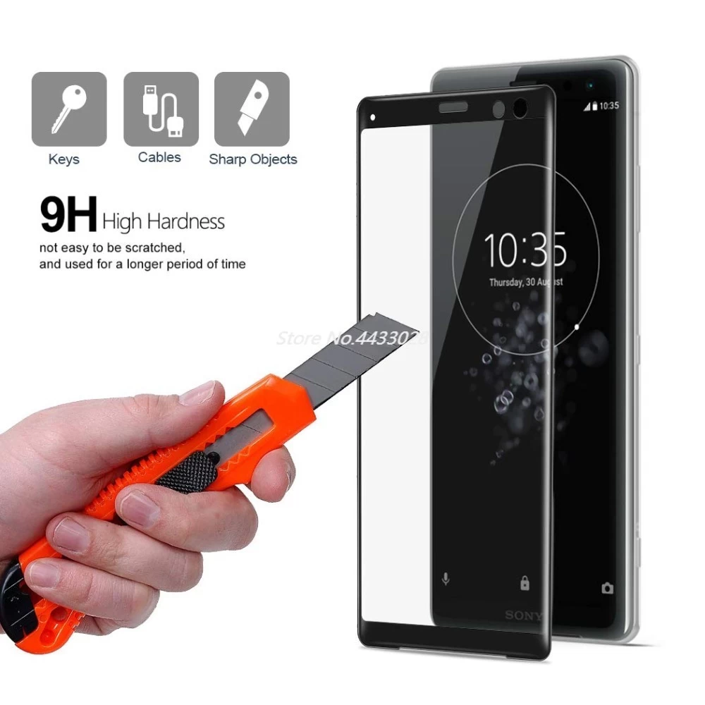 Sony Xperia XZ3 9H 2.5D Full Cover Tempered Glass