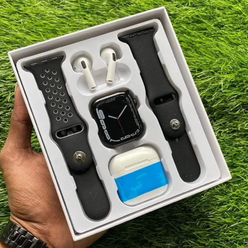 Generic T55 Smartwatch & Air Pods Combo - image 2