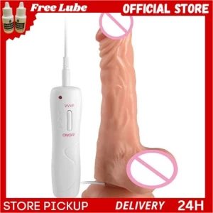 8 inch real rotating Dildo Vibrator sex toys