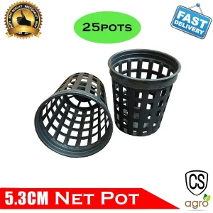 Generic Flower Net Pot Orchid Hydroponic 25pots