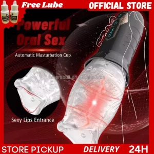 Penis Stimulator Rotating Vibrating Male