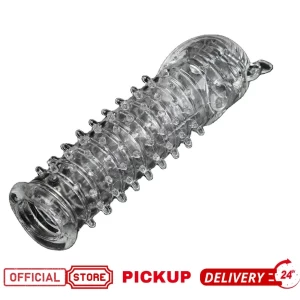 silicon reusable and penis extendable condom  C sex toy