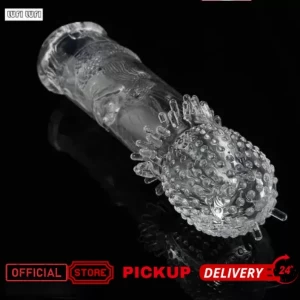 silicon reusable and penis extendable condom  E sex toy