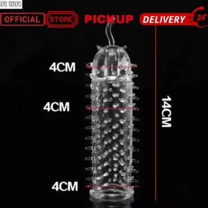 silicon reusable and penis extendable condom  G sex toy