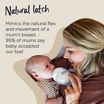 Tommee tippee Baby Glass Bottle 250ml (0m+) Anti colic - image 4