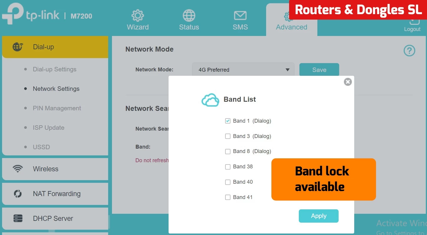 Unlock 4G LTE All Sim Support Wifi Router TP-Link M7200 - image 4