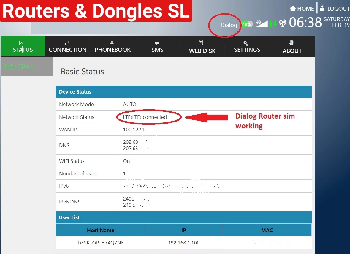 Unlocked M09 4G LTE (Mobitel) FDD/TDD WIFI Router - image 4
