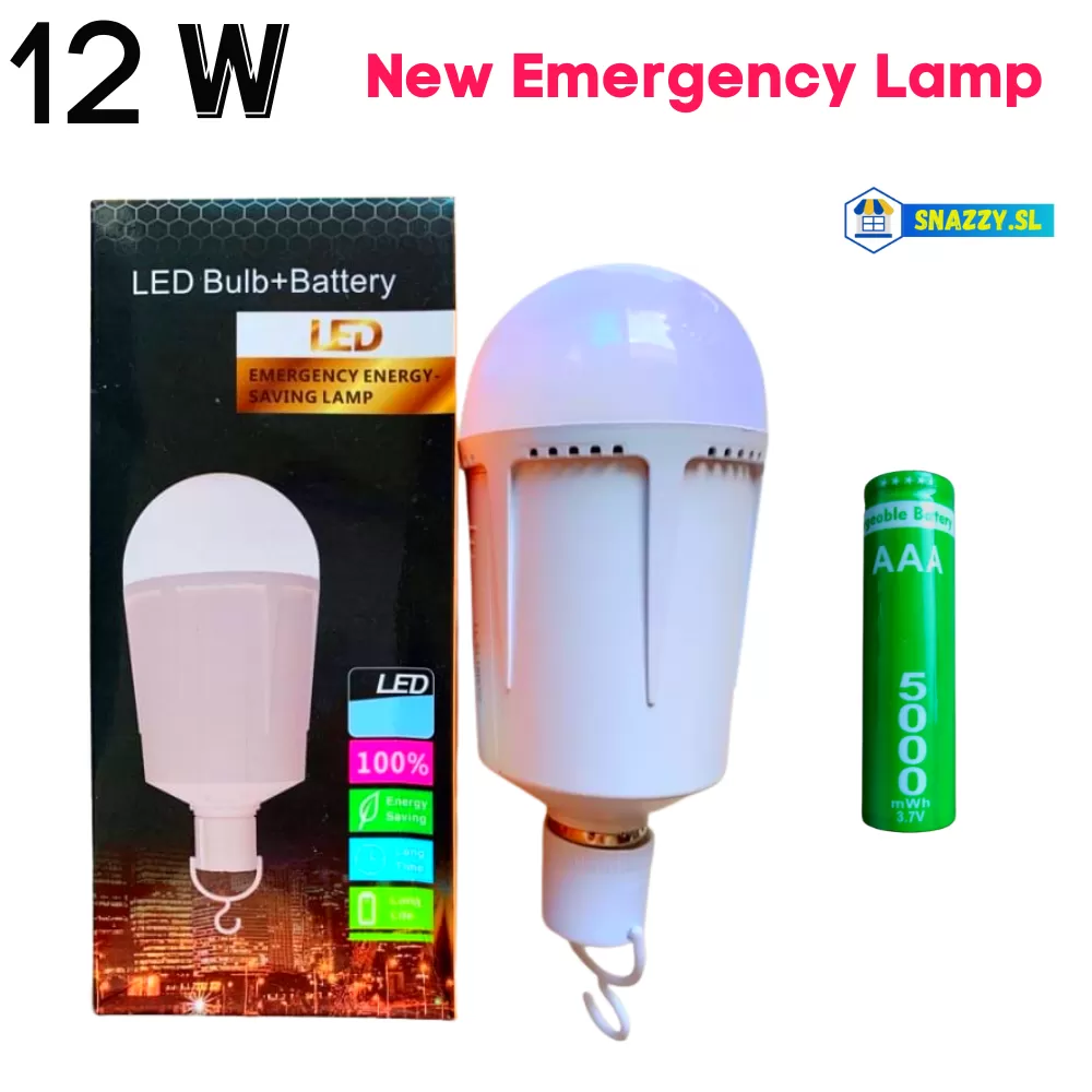 [Generic] 12W LED Emergency Light Bulb B22 PIN TYPE Rechargeable