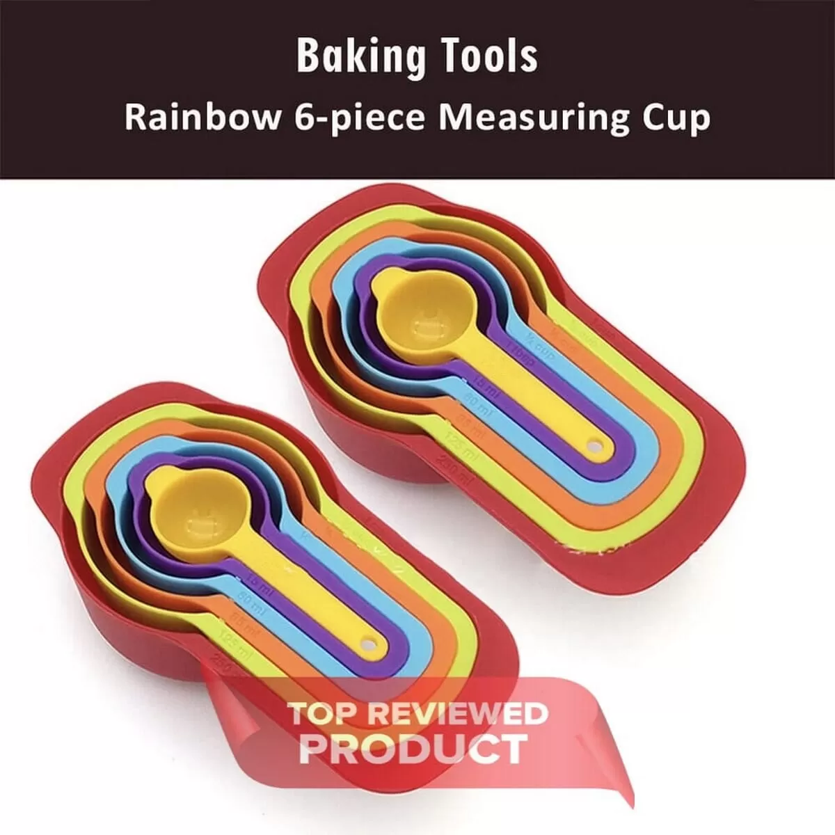 Generic 6 Pcs Measuring Cup And Measuring Spoon Set Baking - image 5