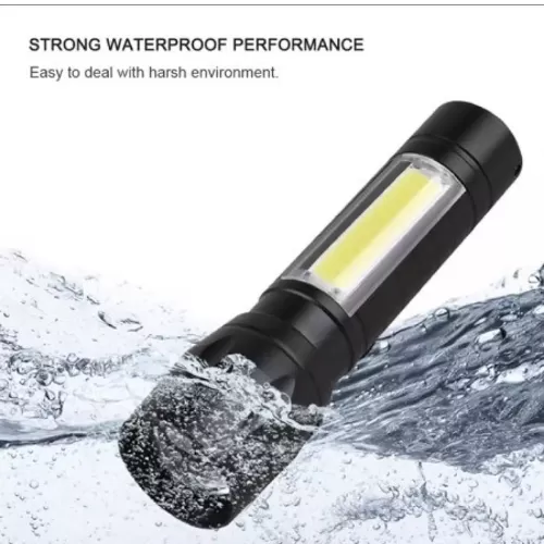 Generic Mini LED Flashlight COB Reader Lamp Zoomable - image 6
