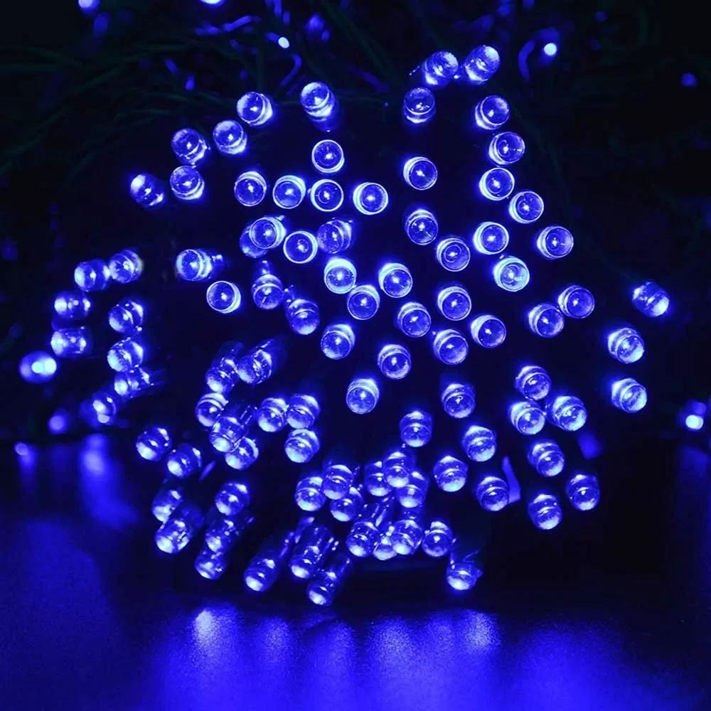 Generic 100 LED String Light Blue Christmas/Vesak 26ft