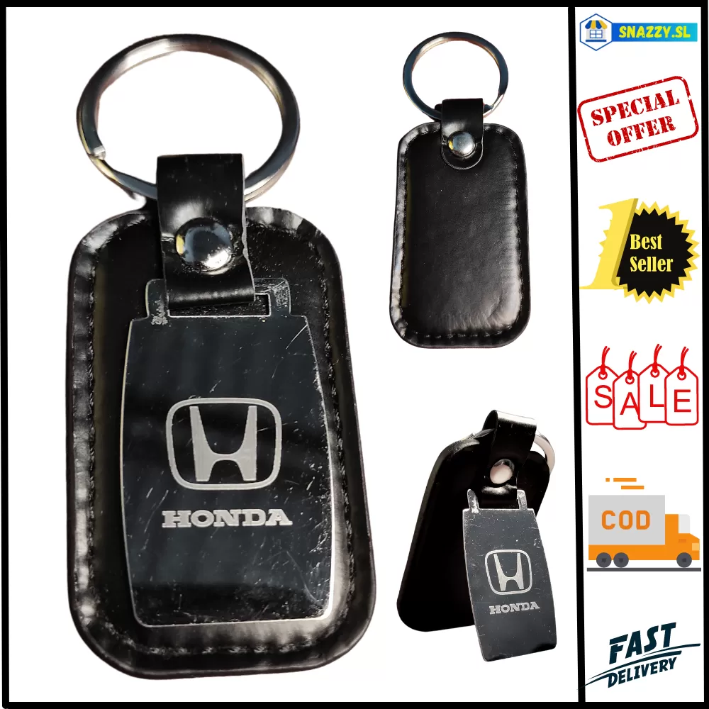 Honda Car Logo Square Keychain Keyring Key Tag