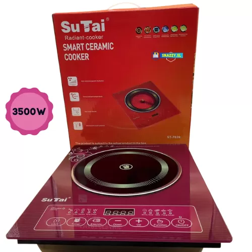 Generic Digital Infrared Cooker 3500W Red Power
