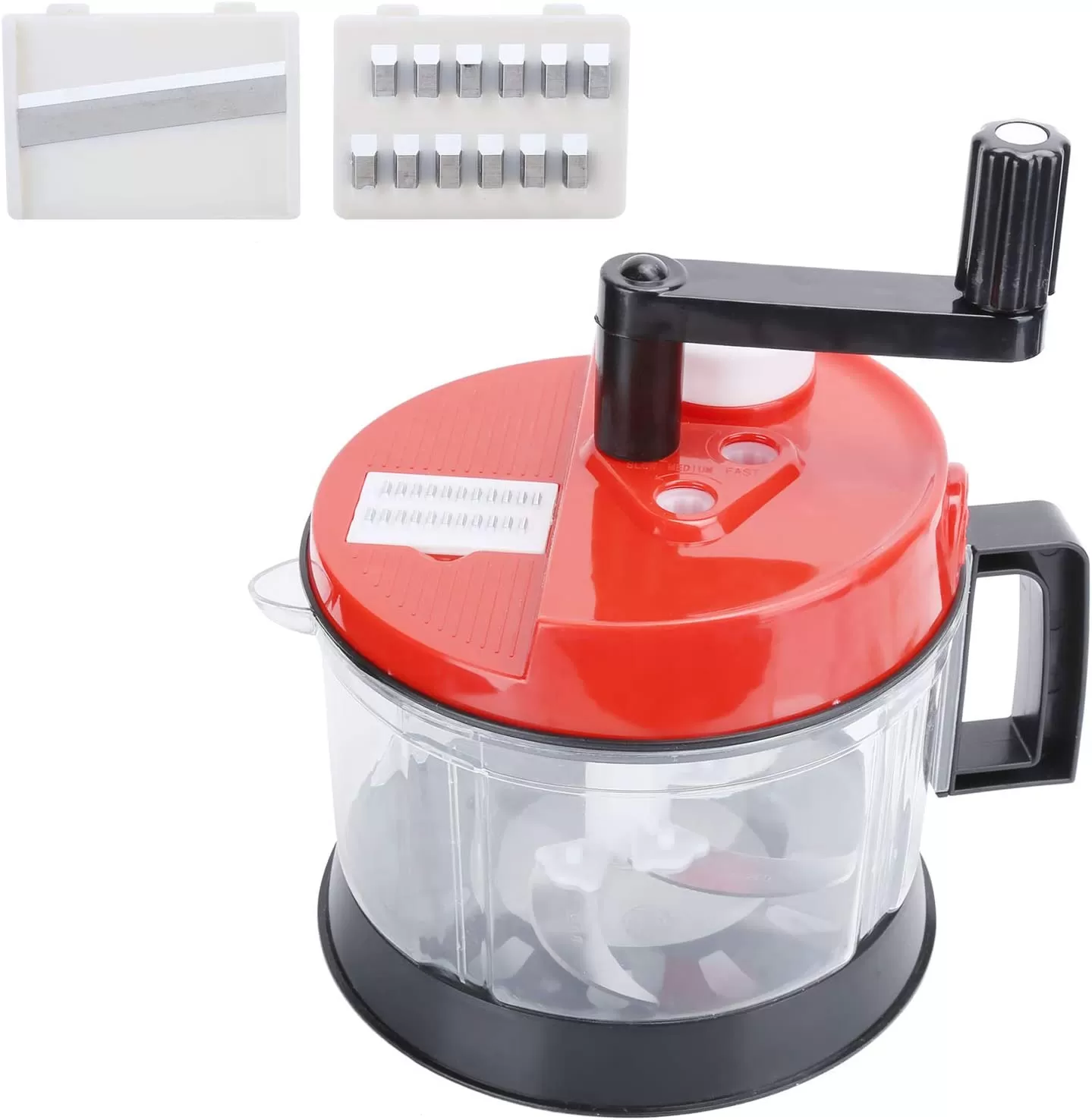 Generic Food Grade Plastic Vegetable Shredder Kit Manual Blender
