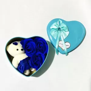 Gift Sense Lovely Gift Box Flowers Teddy Bear