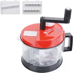 Generic Food Grade Plastic Vegetable Shredder Kit Manual Blender