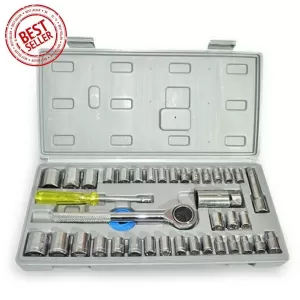 Generic 40PCS Large Combination Socket Wrench Set