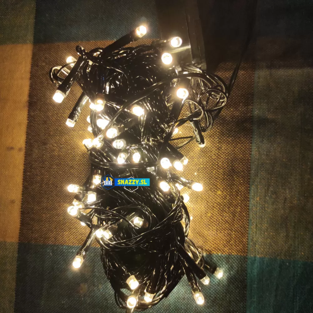 Generic 100 LED String Light 7.9 Meters/26ft Warm White - image 2