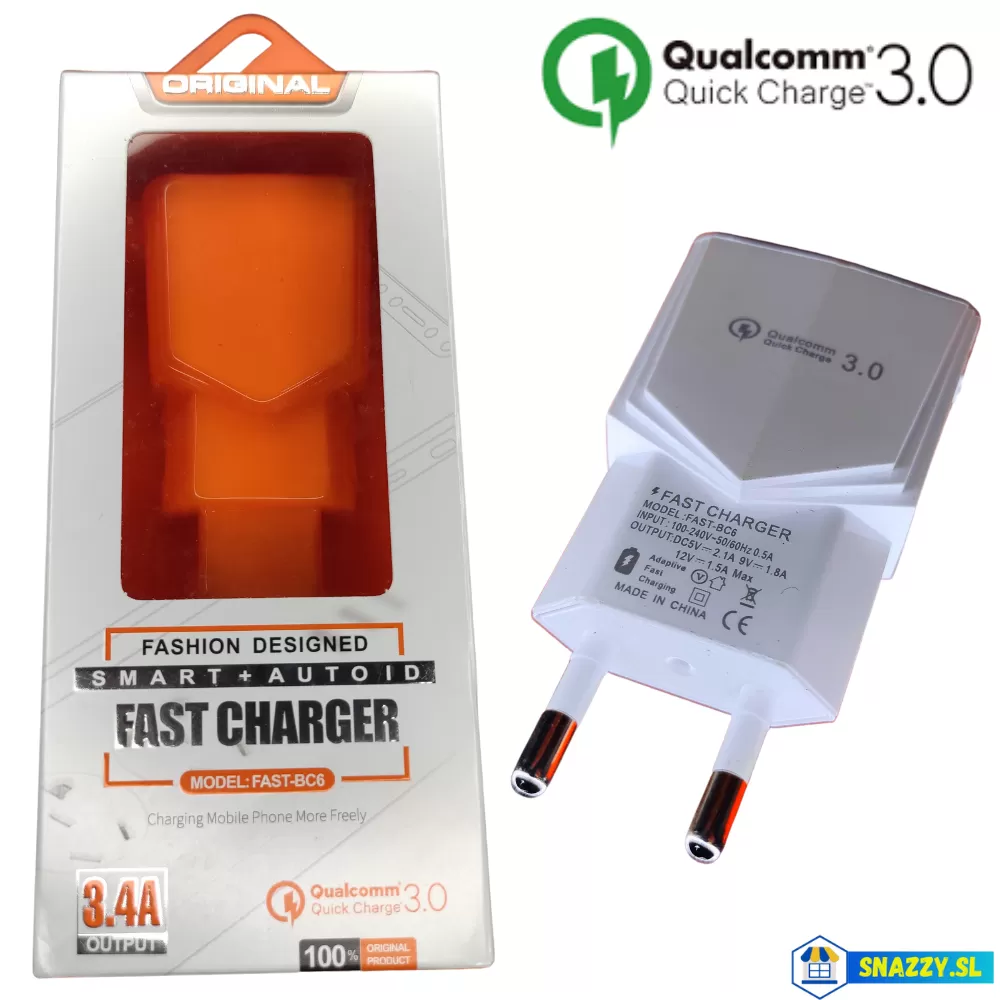 Generic Micro USB 3.4A 3.0 Fast Charger QC 3.0