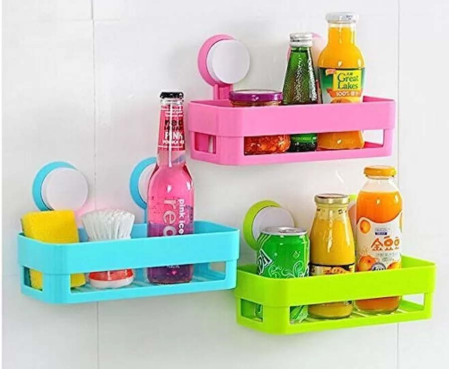 Generic Rectangle Plastic Wall Mount Storage Shelf - image 4