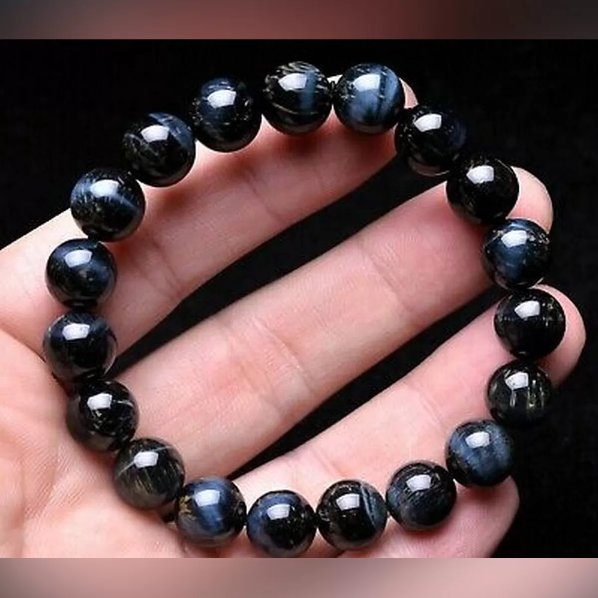 Buy Black Tiger Eye 10mm Bracelet