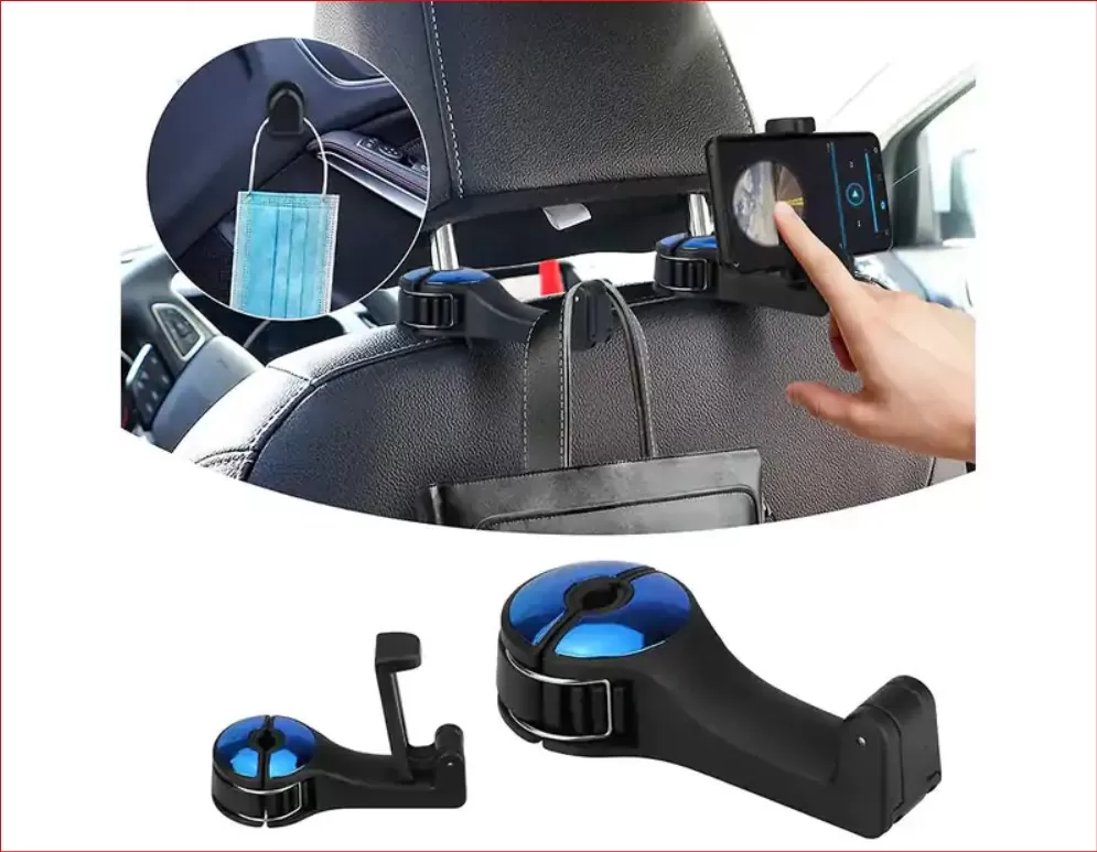 Generic Car Headrest Hook Multi-Function Phone Holder - image 6