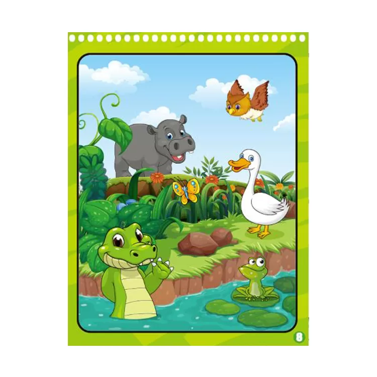 Magic Water Drawing Book Giraffe Design Mess-Free Activity - image 5