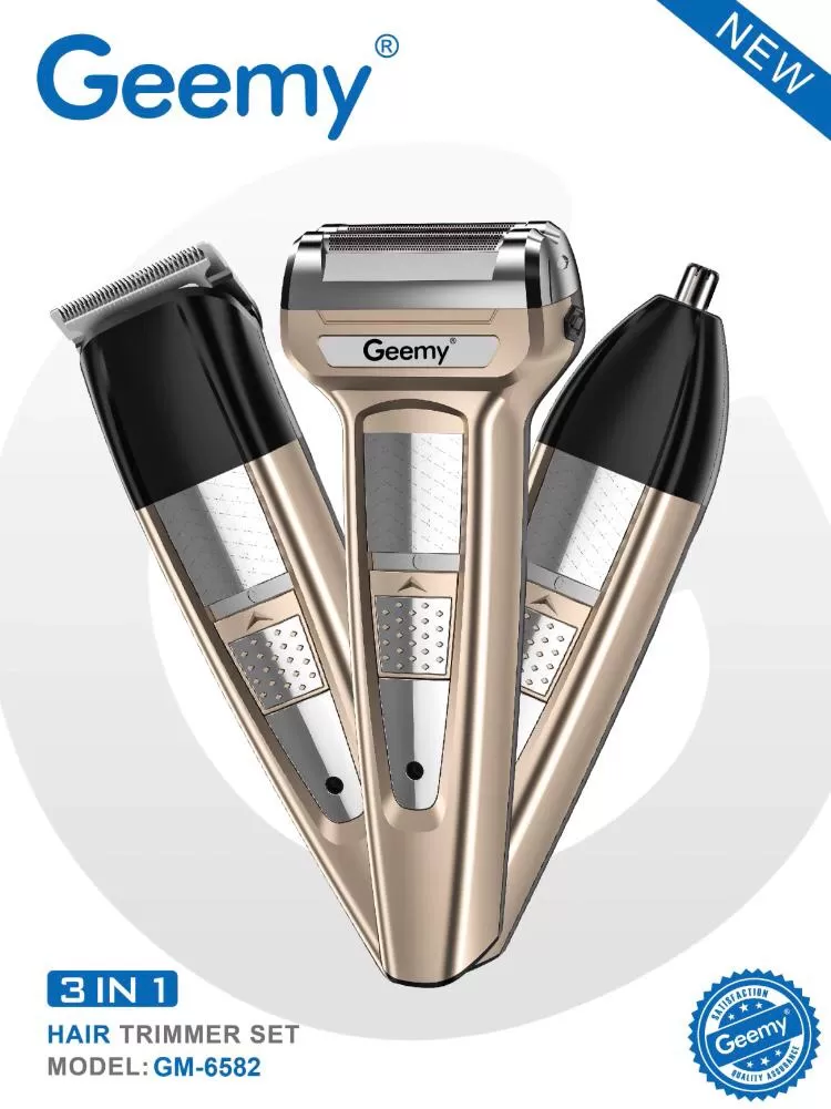 Geemy GM-6582 3 in 1 Hair Trimmer - image 2
