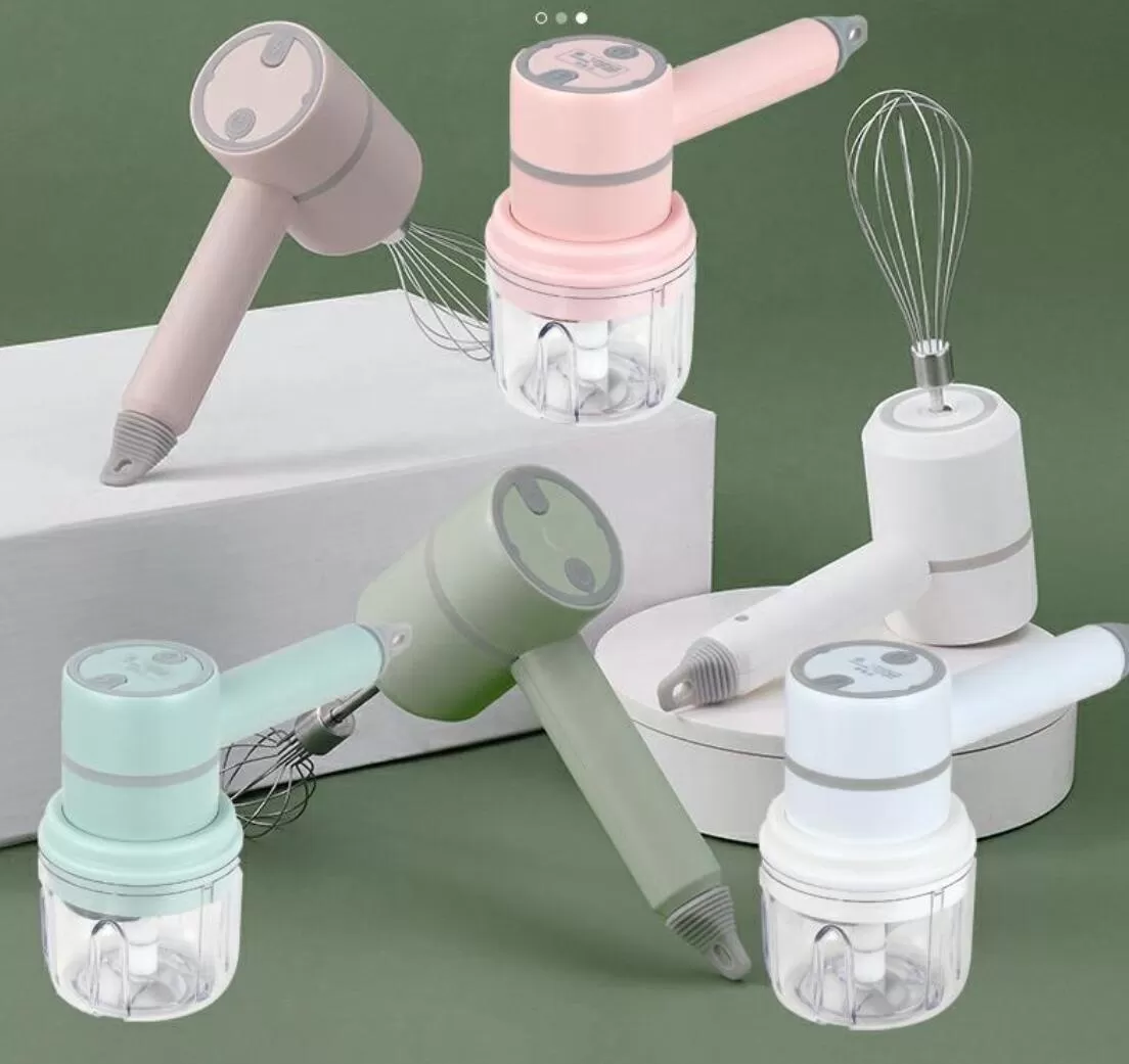 Generic Wireless 3-in-1 Handheld Egg Beater - image 2