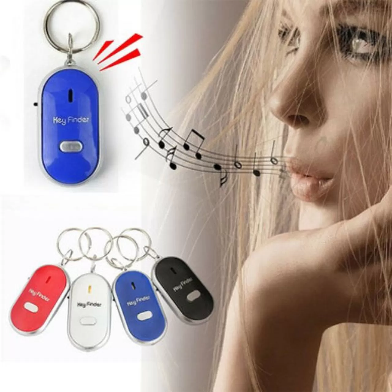 Generic Mini Whistle Key Finder Anti Lost Wireless - image 2