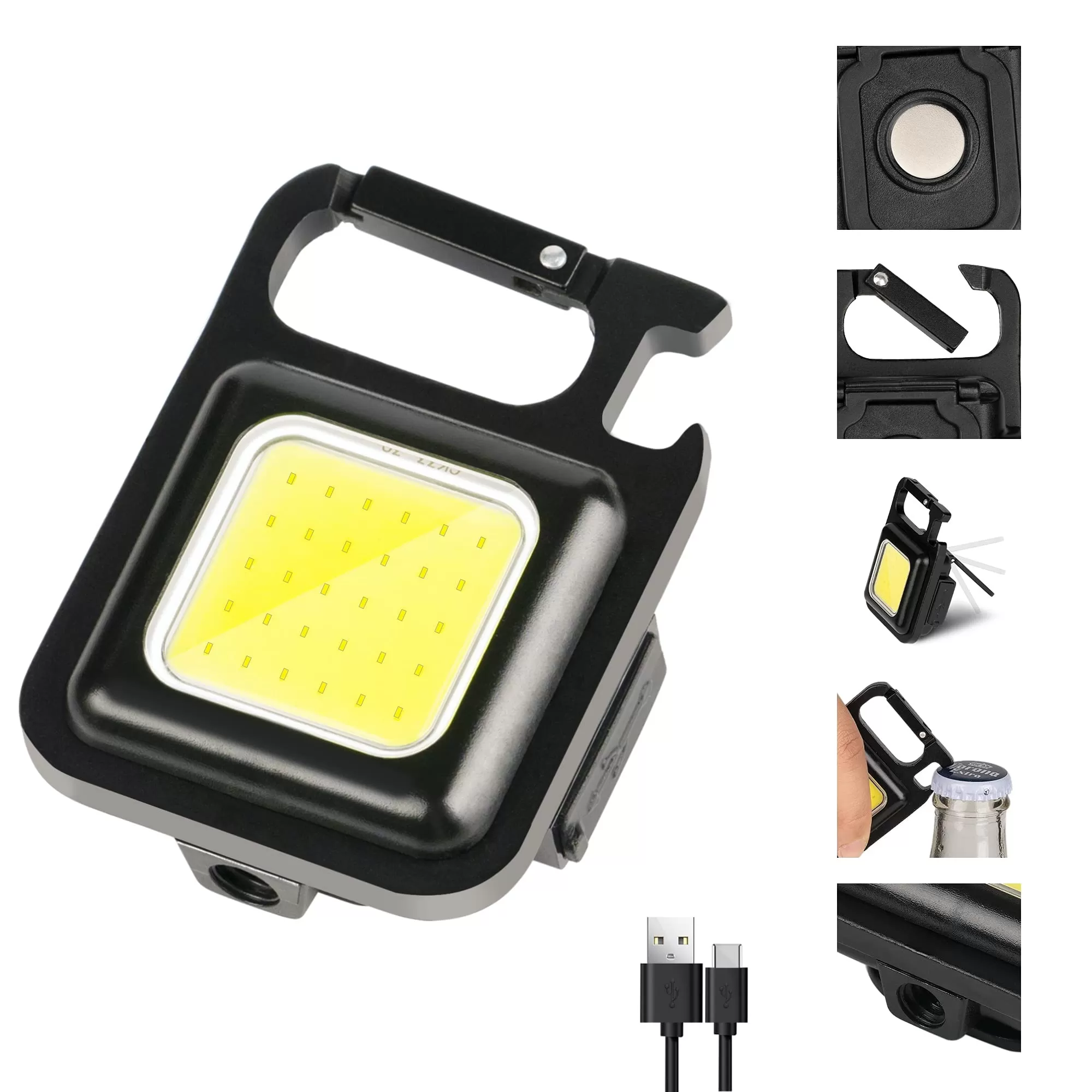 Generic Mini LED COB Working Keychain Light - image 4