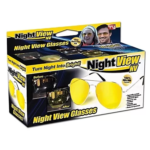 Generic Night View Glasses Night Vision Driving Clear - image 3
