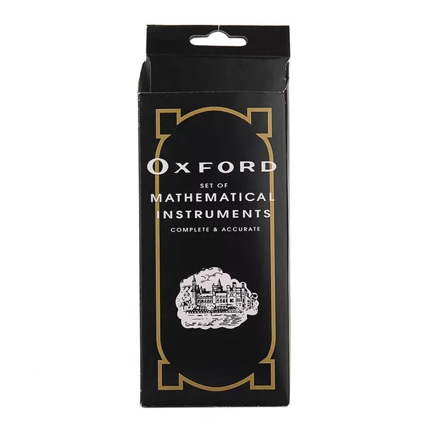 Oxford Maths Set Geometry Instruments Set in Tin - image 4